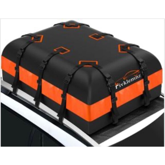 New 21 Cubic Car Rooftop Cargo Carrier Fivklemnz - Picture 1 of 2